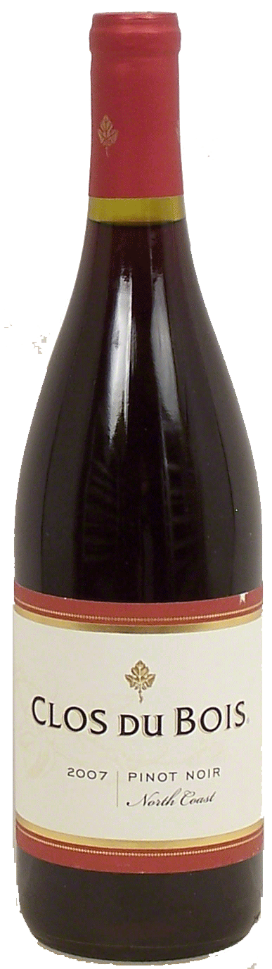 Clos Du Bois  pinot noir or North Coast, 13.5% alc. by  vol. Full-Size Picture